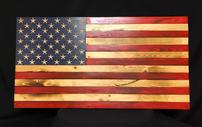 Wood American Flag 202//127